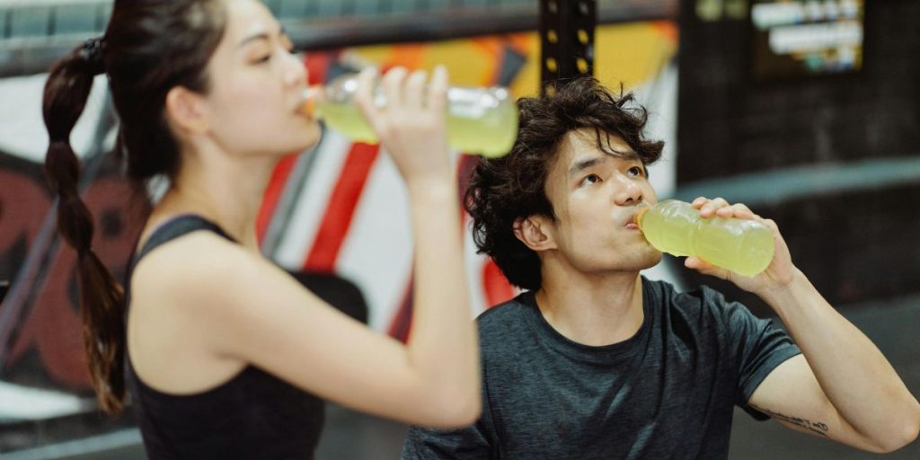 boissons de récupération sportive